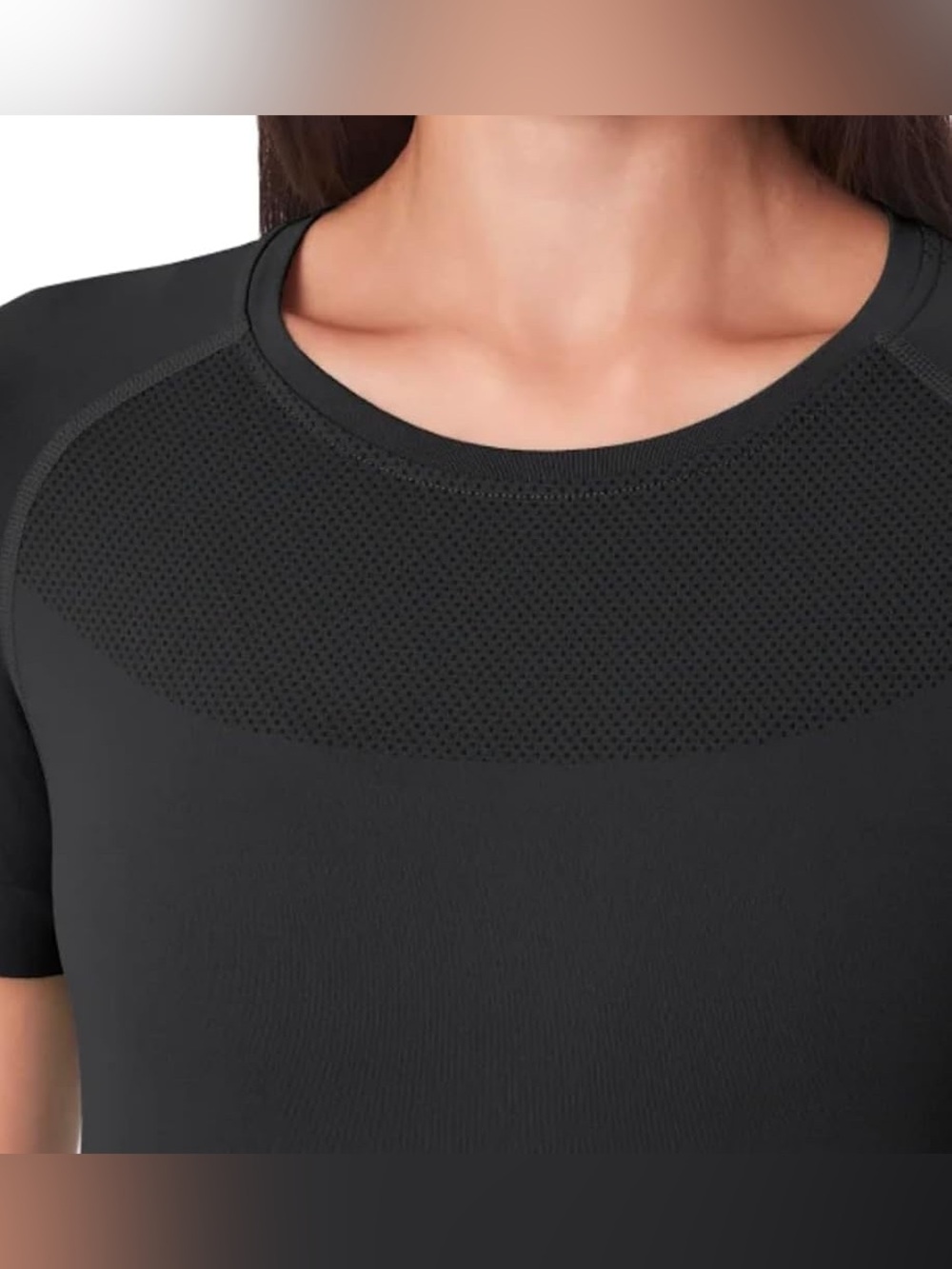 Mondetta Women's Short Sleeve Fitted Active Seamless T-Shirt